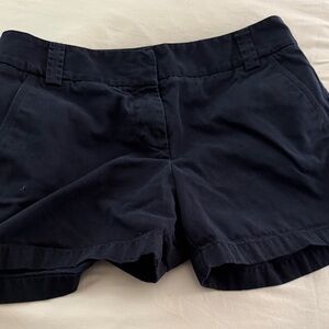 J. Crew Dark Blue Women's Bermudas